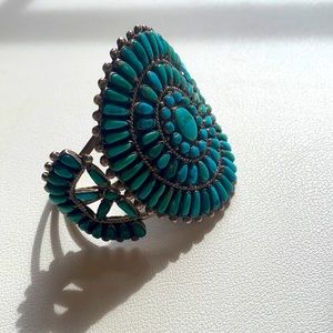 Vintage Silver Turquoise Bracelet